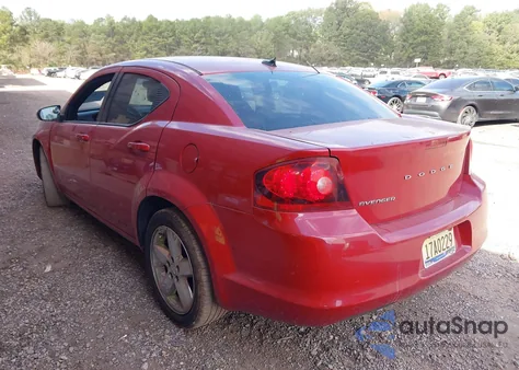 2012 Dodge Avenger Se from USA, damaged, VIN 1C3CDZAB4CN240444